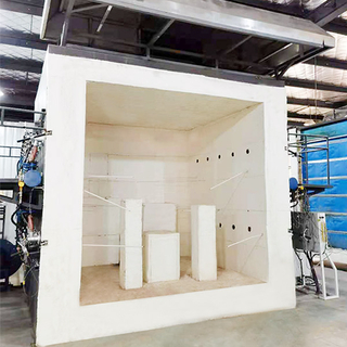 EN 1363-1 Vertical Efficient Fire Resistance Test Furnace Integrated Furnace 